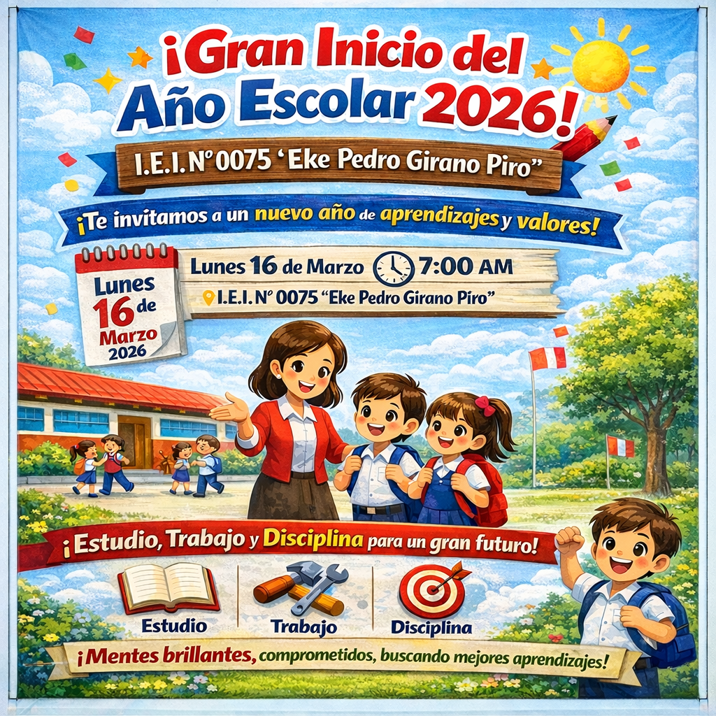 ✨ Invitación al Buen Inicio del Año Escolar 2026 ✨