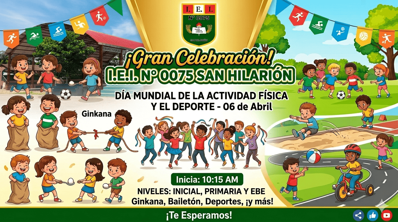 🏃‍♂️⚽ ¡Cuerpo sano, mente brillante! Celebremos el Día de la Actividad Física 🏃‍♀️✨